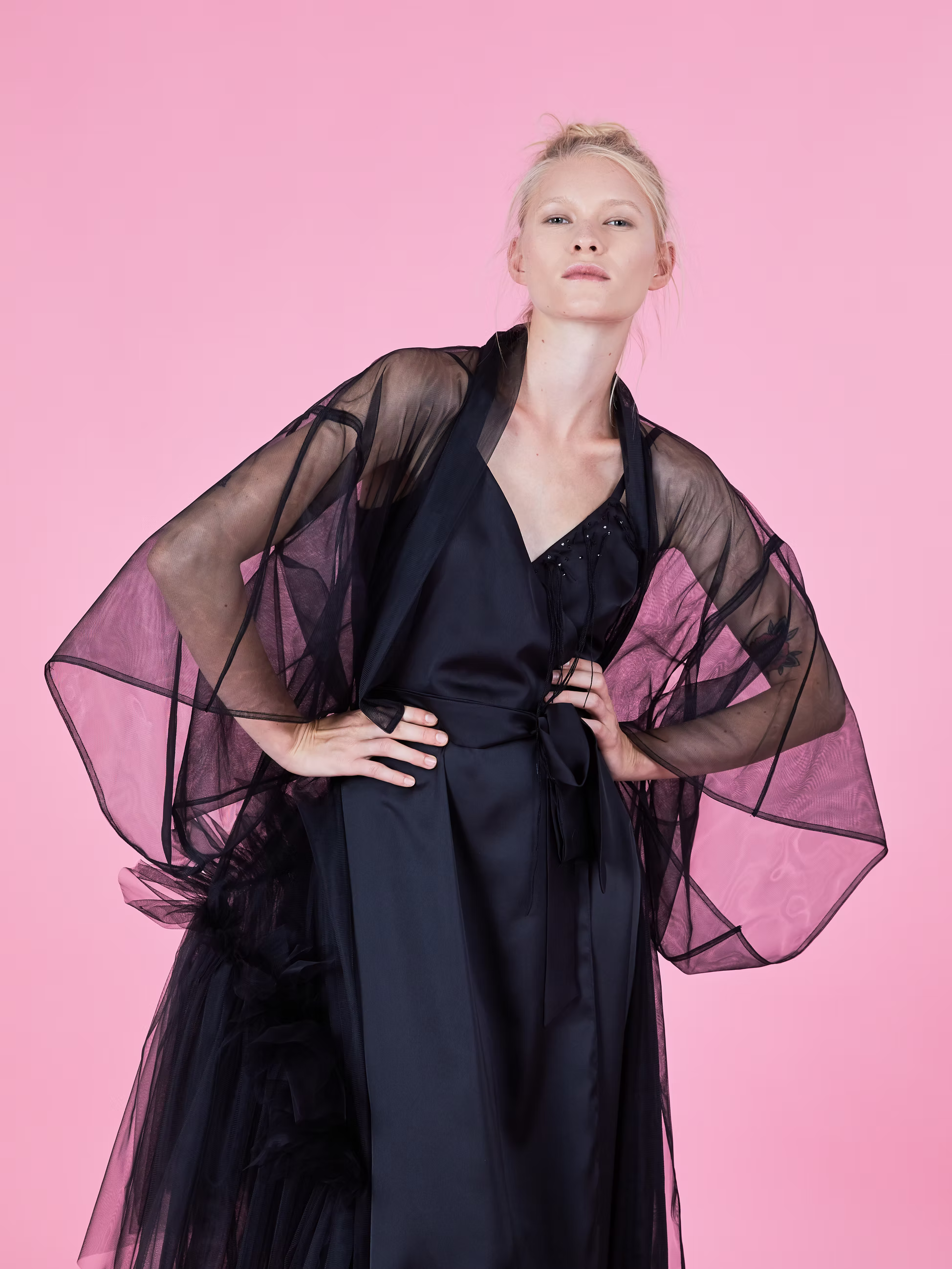 Nothing Is A Lot Tulle Kimono