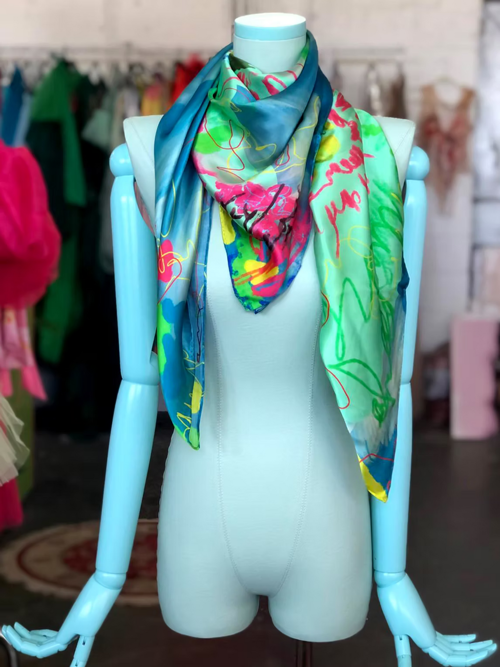 100% Silk Scarf