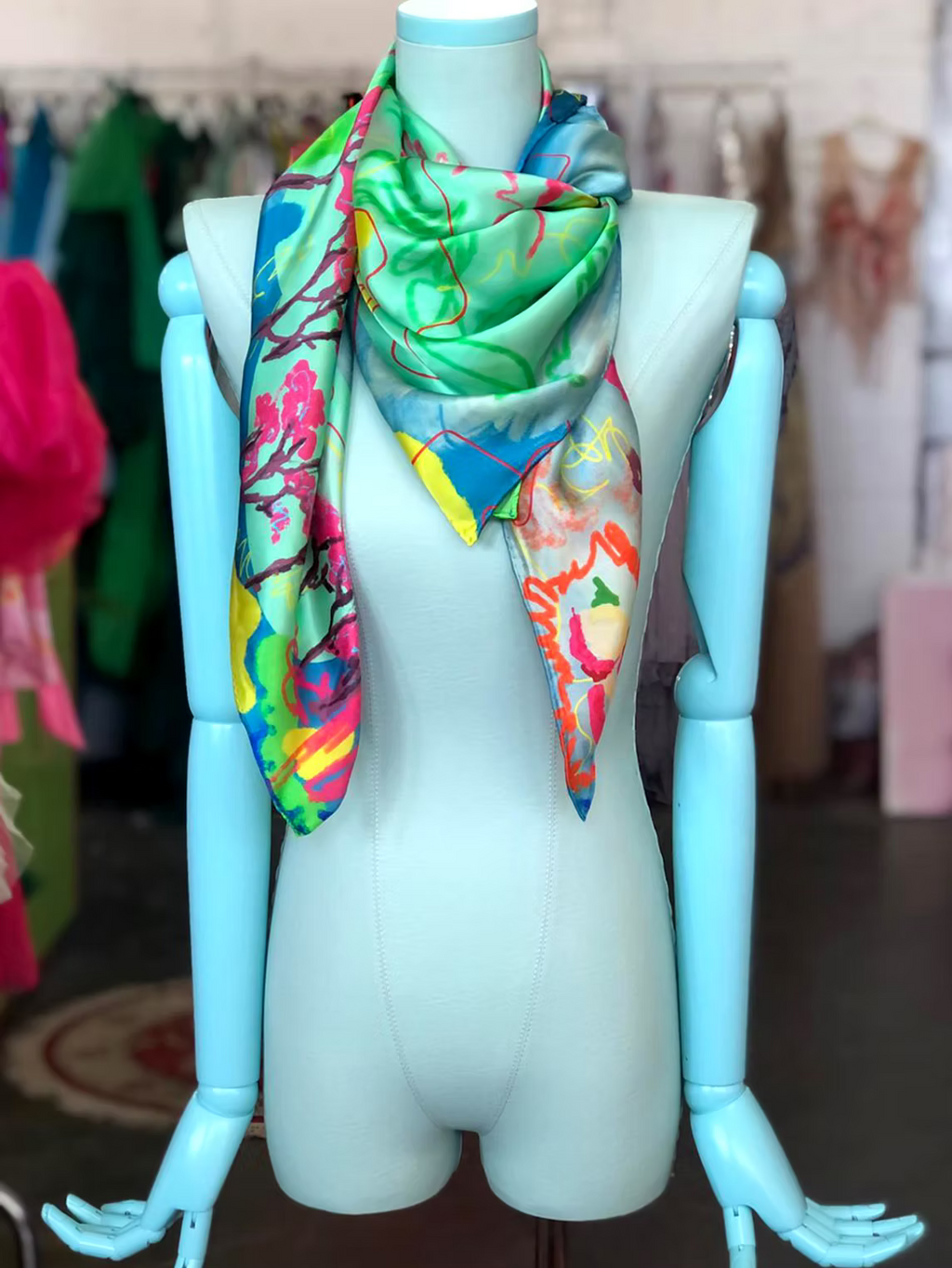 100% Silk Scarf