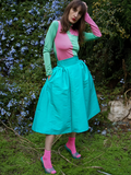 Bow Taffeta Skirt