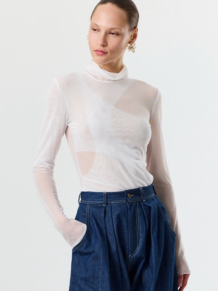 Cool Cut Top - White