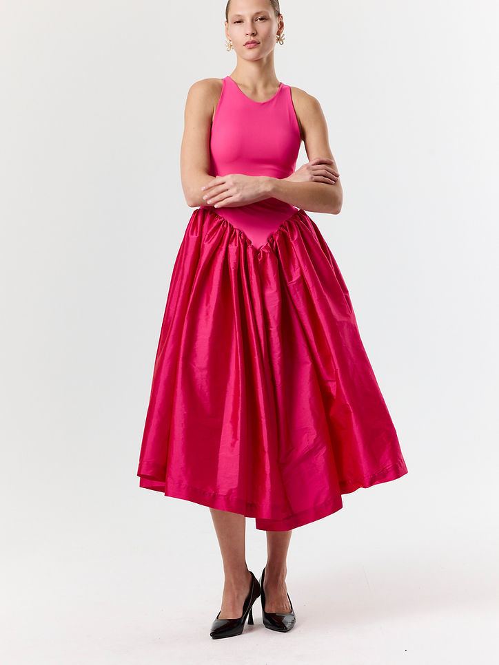 Perfect Moment Fuchsia Dress