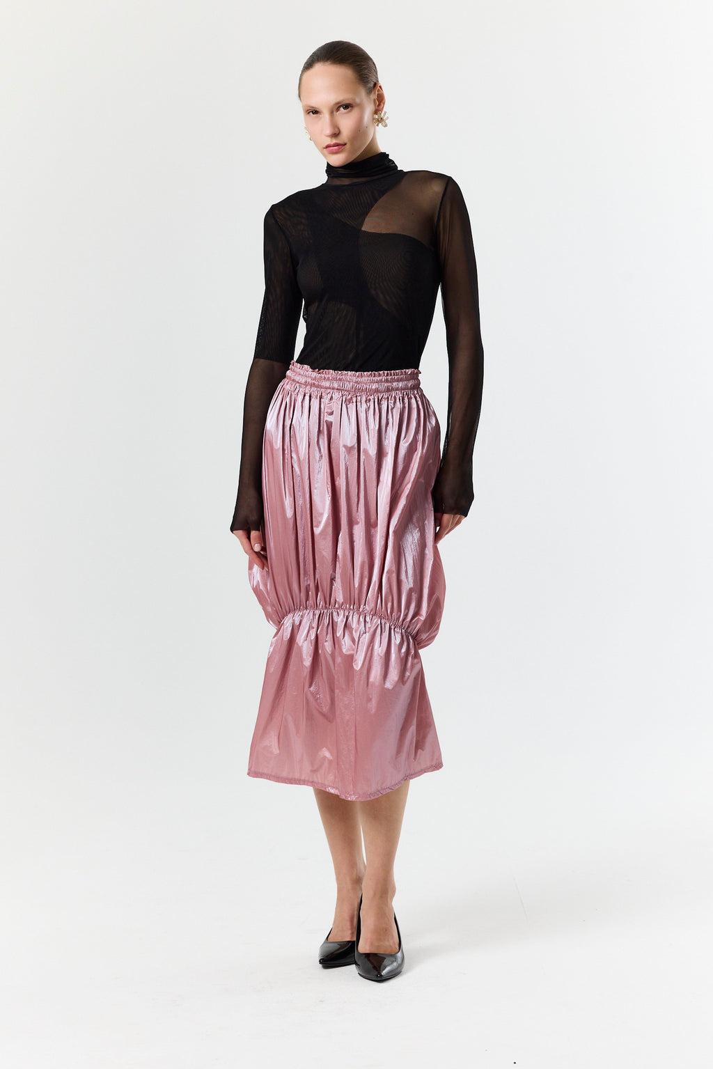 Unexpected Skirt- Light Pink Taffeta