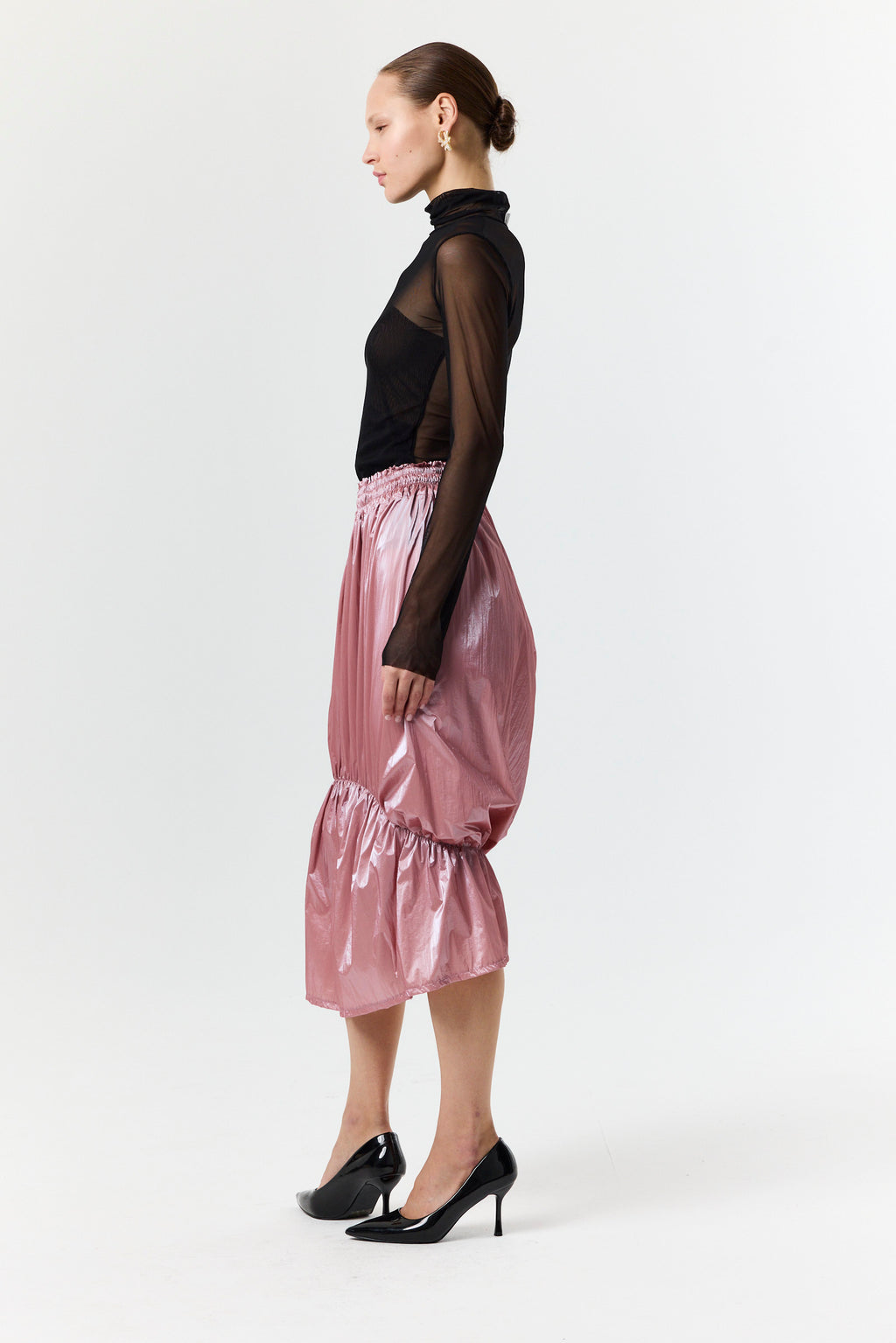 Unexpected Skirt- Light Pink Taffeta