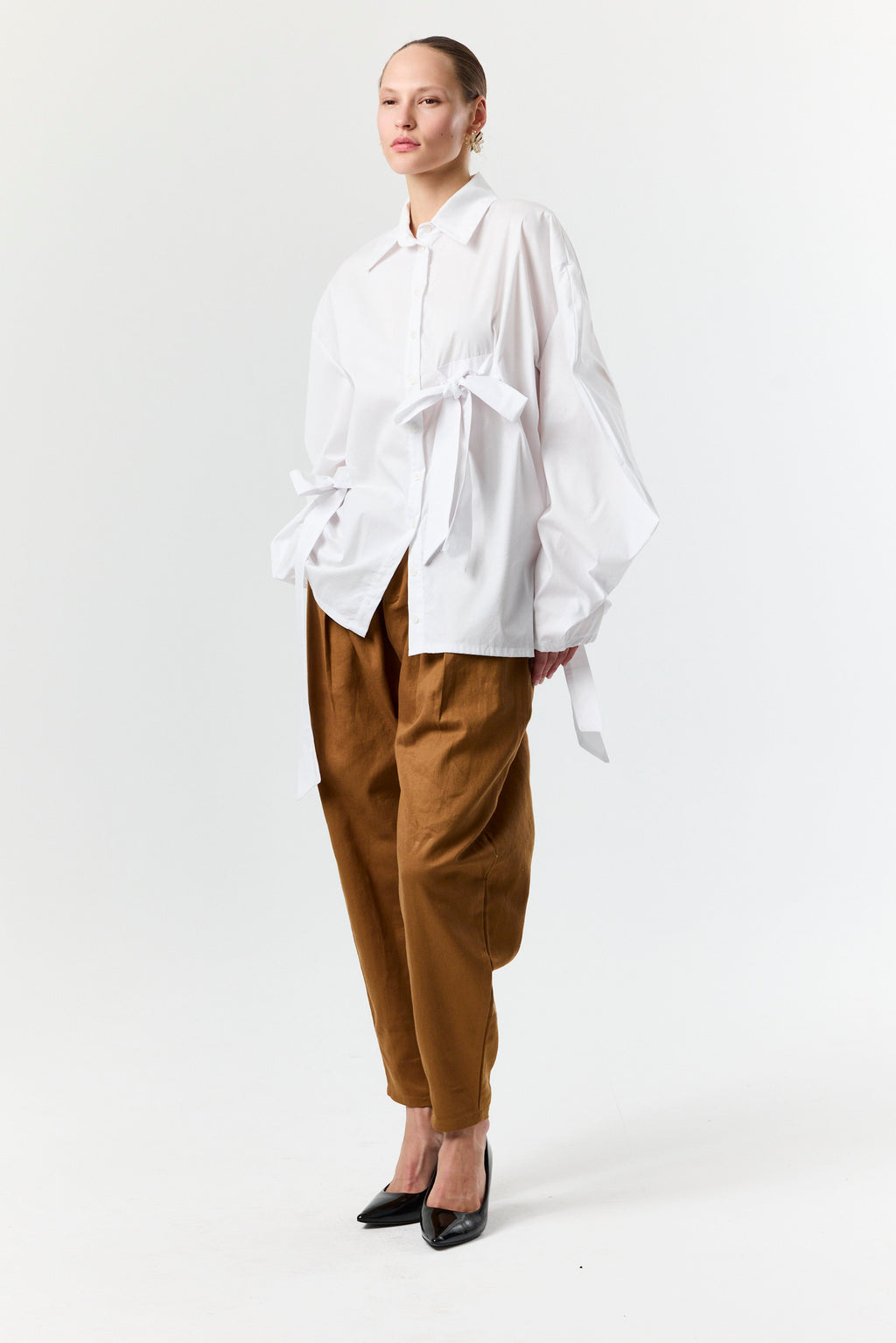 Round Pants- Brown Drill