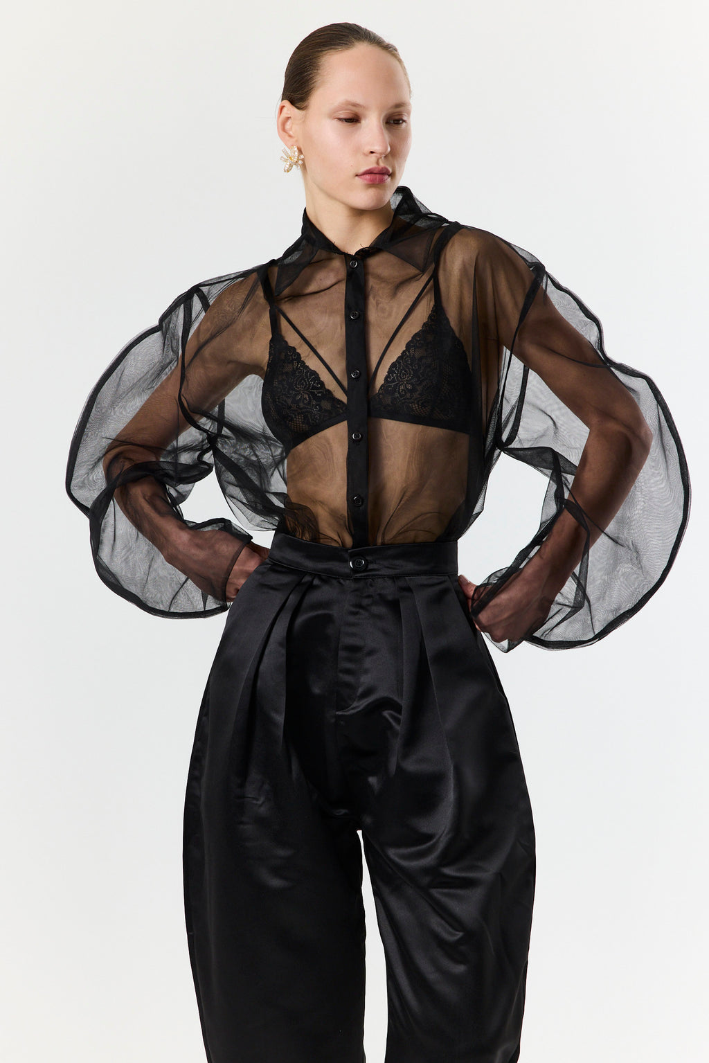 Round Tulle Shirt