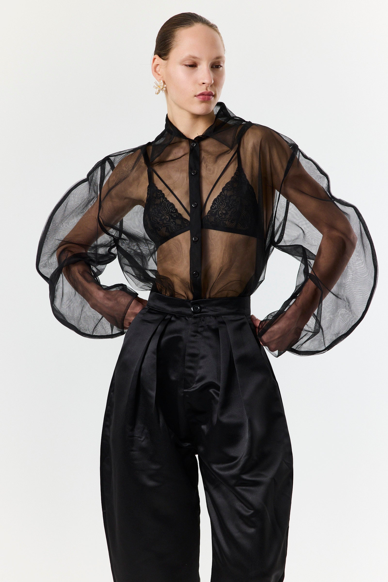Round Tulle Shirt