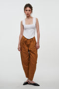 Round Pants- Brown Drill